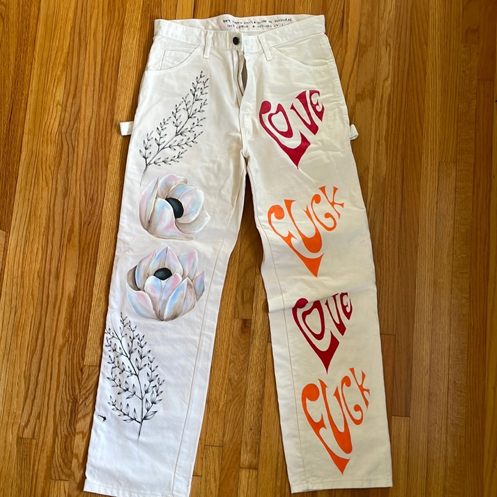 JULIET JOHNSTONE HANDPAINTED PANTS